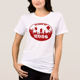 Classe de Graduação RED de T-shirt 2010