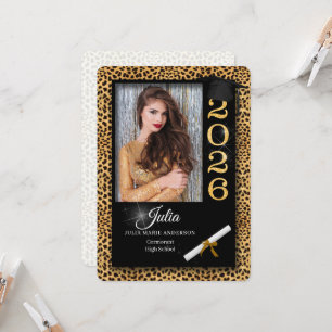 Classe de Impressão de Chita do Convite para Grad