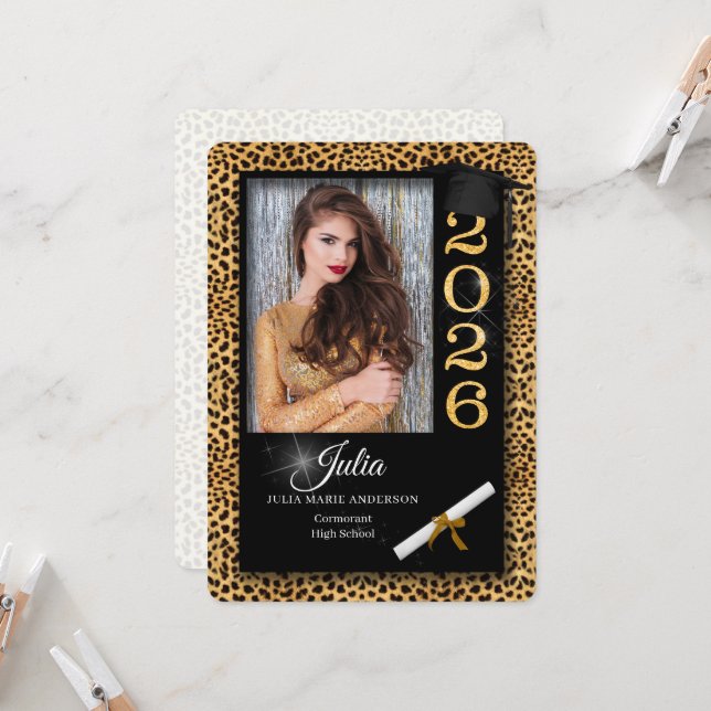 Classe de Impressão de Chita do Convite para Gradu (Frente/Verso In Situ)