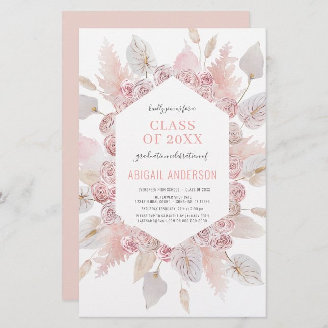 Classe de Orçamento do Convite de festas de Forman (Frente/Verso)