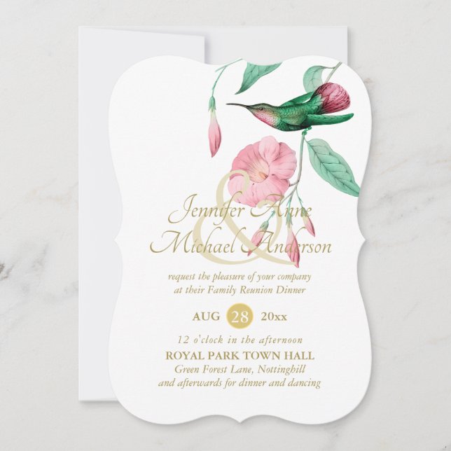 Classe de REUNIÃO da FAMÍLIA Rosa Verde-Boca-Hummi (Frente)