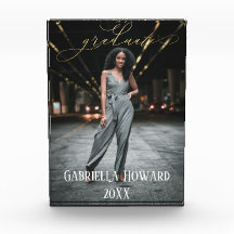 Classe Elegante do bloco acrílico de fotos 20XX