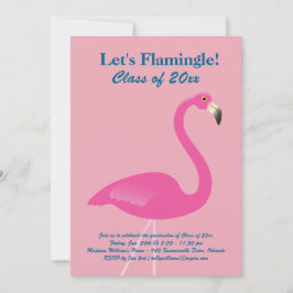 Classe Flamingle de vamos de 2019 Convite a Rosa