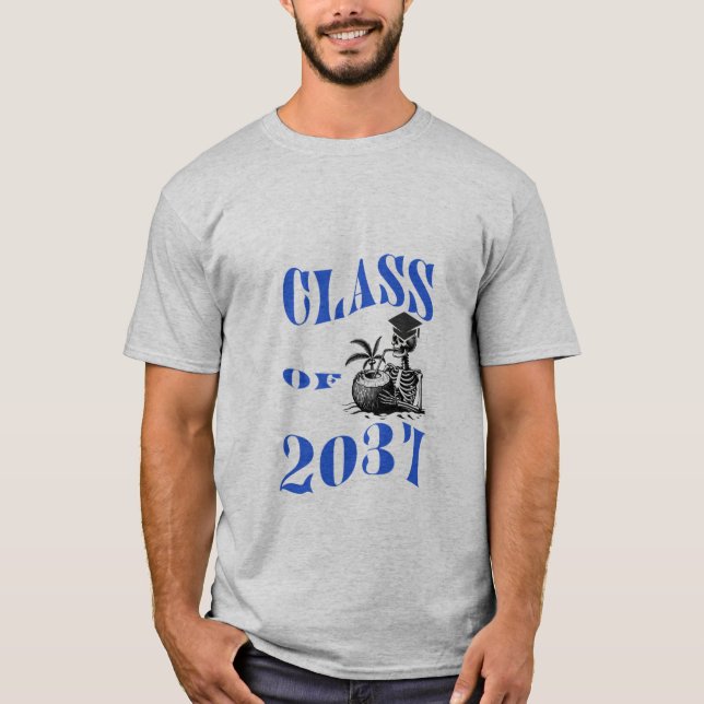 Classe Funny Skeleton de Camisa 2037 para Jovens H (Frente)