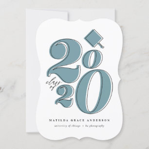 Classe gráfica em negrito do anúncio de graduação 