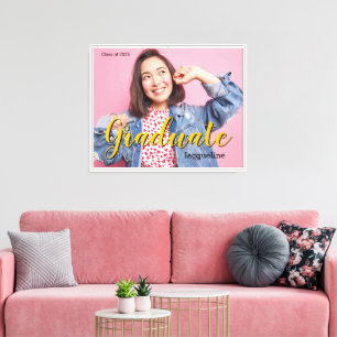 Classe Personalizada de Canvas de Foto para Gradua