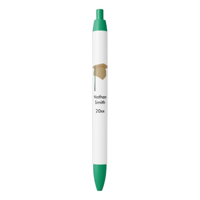 Classe Personalizada de Graduação de Canetas Verde (Frente Vertical)