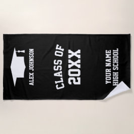 Classe personalizada de toalhas de praia para grad