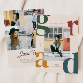 Classe Retroativa Negrito do Convite para Graduaçã