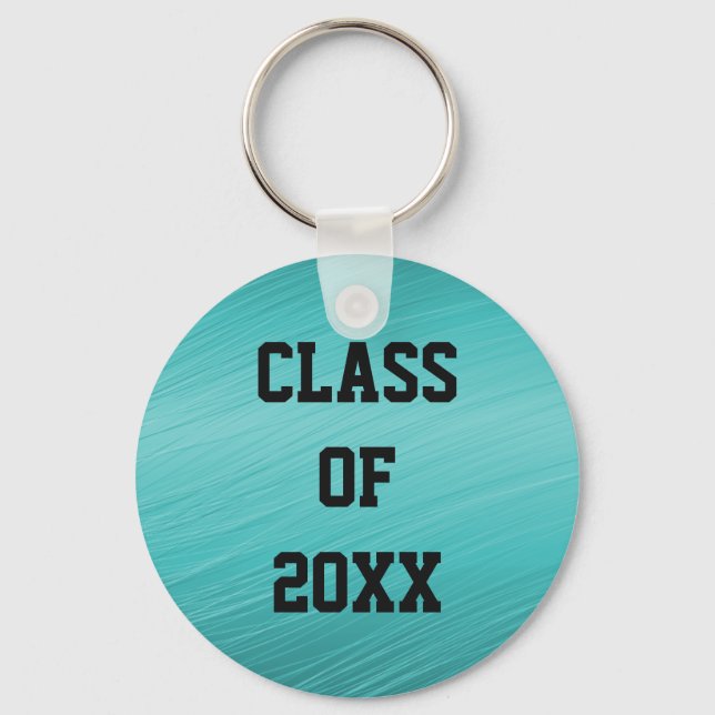 Classe Teal de Chaveiro de Graduação 20xx (Frente)