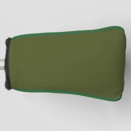 Classic Army Green Golf Putter Cover with Style