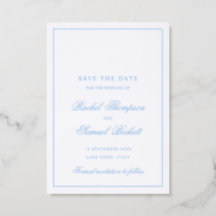 Classic Calligraphy Wedding Save the Date