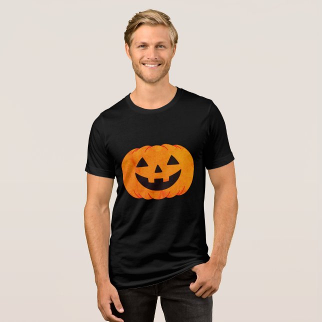 Classic Glowing Jack-O'-Lantern Pumpkin Halloween  (Frente Completa)