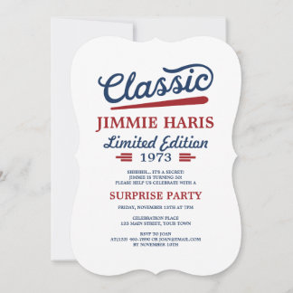 Classic Limited Edition Engraçado Aniversário