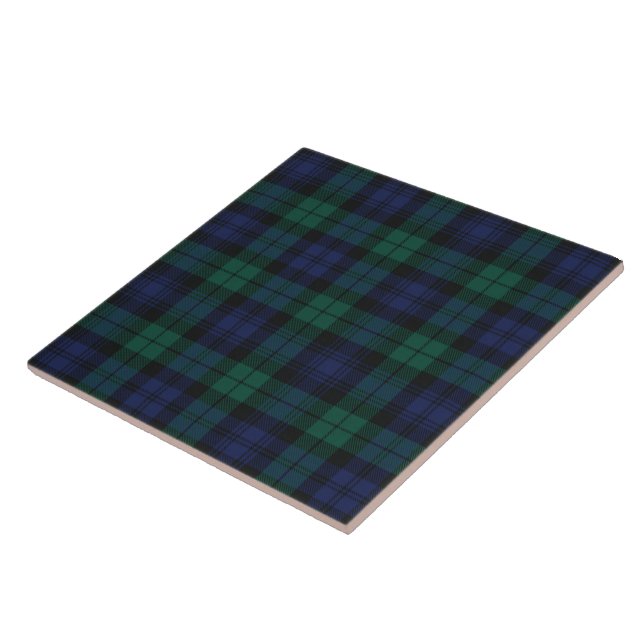 Classic Plaid Rustic Green Tartan (Lateral)