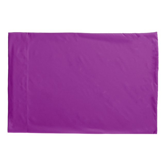 Classic Solid Purple Pillow Case in Standard Size (Verso)