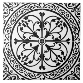 Classic Traditional Stylish Abstract Black & White