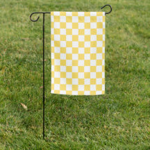 Classic visual yellow checkerboard 