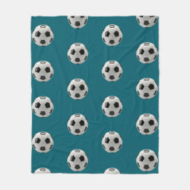 Clássica bola de futebol - cobertor de esportes