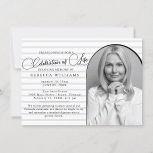 Clássica Celebração Mínima de Convites de Vida