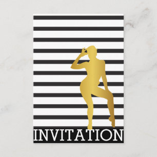 Clássica Dança Musical Cabaret Convite Vip