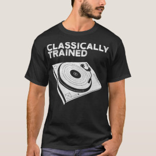 Clássica de Camisa DJ T Turntable Treinada