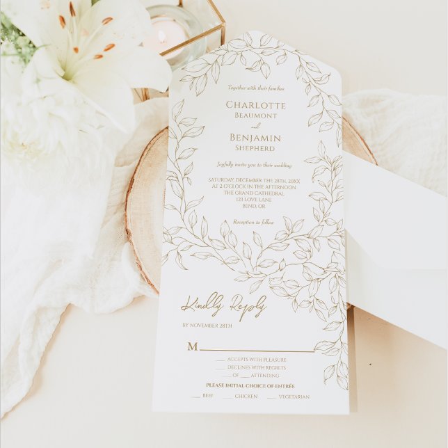 Clássica escolha do casamento verde Dourado (Criador carregado)
