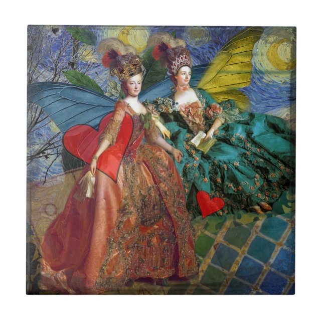 Clássica Gemini Whimsical Butterfly Mulher (Frente)