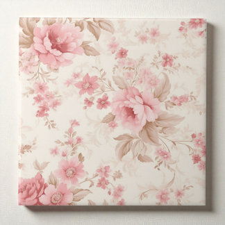 Clássica Rosa Floral