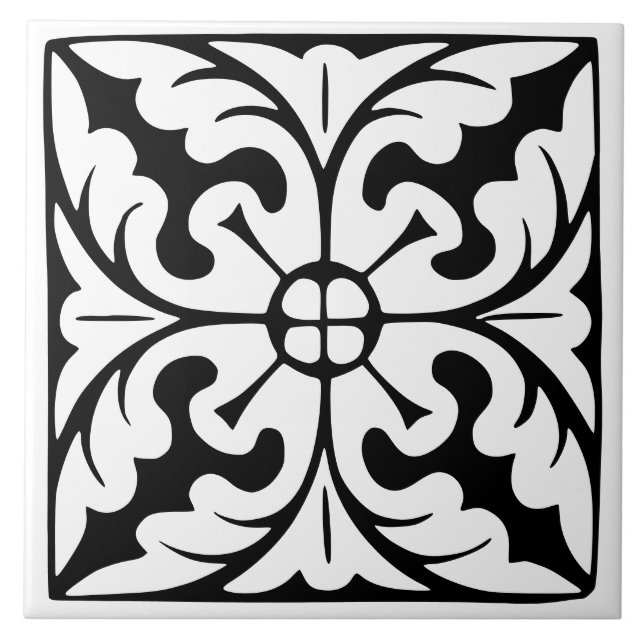 Clássico Antigo: Preto e Branco Tradicional (Frente)