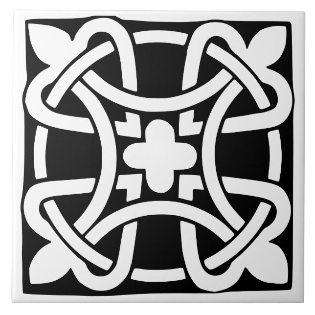 Clássico Antigo Preto e Branco Tradicional (Frente)