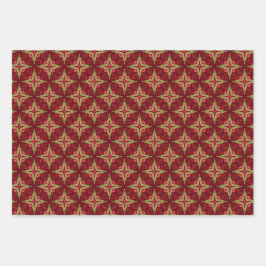 Clássico Barroco Vermelho e Dourado