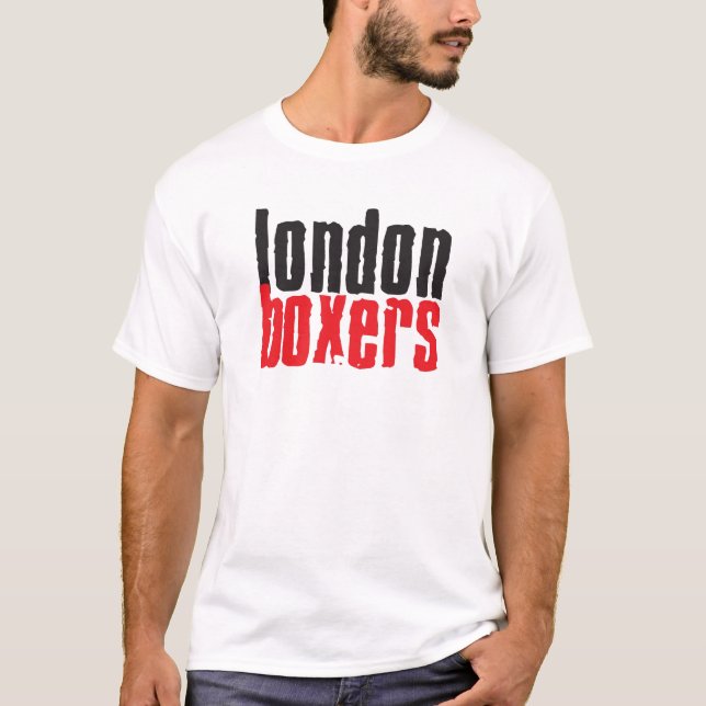 Clássico da camisa dos pugilistas T de Londres (Frente)