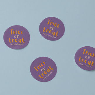 Clássico De Halloween Ou Adesivo De Tratamento