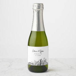 Clássico Detroit Casamento Favorito Mini Personali