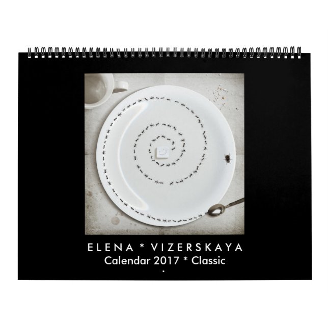 CLÁSSICO do calendário 2017 da arte de Elena (Capa)