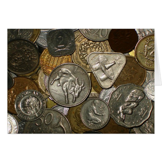 Clássico do cartão da moeda (Frente Horizontal)