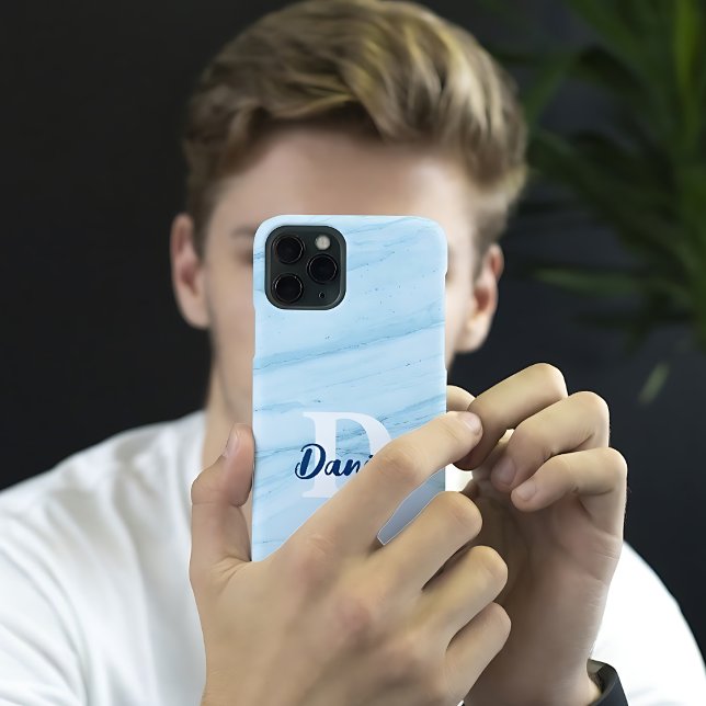 Clássico Elegante Monograma Minimalista Moderno (Criador carregado)