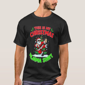 Clássico Esta é Minha Camisa de Natal Papai Noel