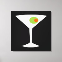 Clássico Filme Martini - Canvas estendida (maior)