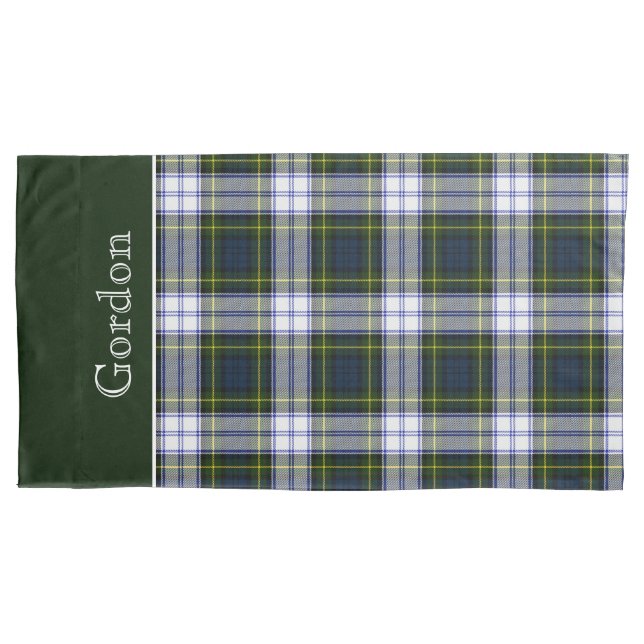 Clássico Gordon Dress Tartan Xadrez Travesseiro (Frente)