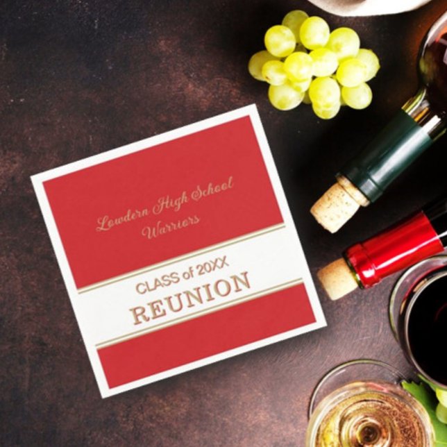 Clássico, guardanapos de reunião de qualquer ano (Criador carregado)