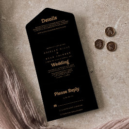 Clássico Minimalista Casamento Ouro Preto