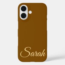 Clássico Moderno Elegante Nome Personalizado Cor M