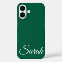 Clássico Moderno Elegante Nome Personalizado Verde