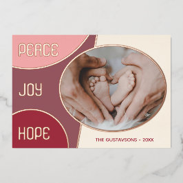 Clássico Moderno Seasons Saudações Rosa Dourado