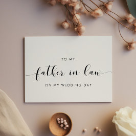 Clássico para o meu sogro no meu cartão de dia de 