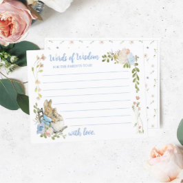 Clássico Peter, o Cartão de Aviso do Chá Gêmeo do