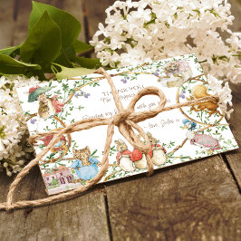 Clássico Peter, o Cartões de agradecimentos de ani