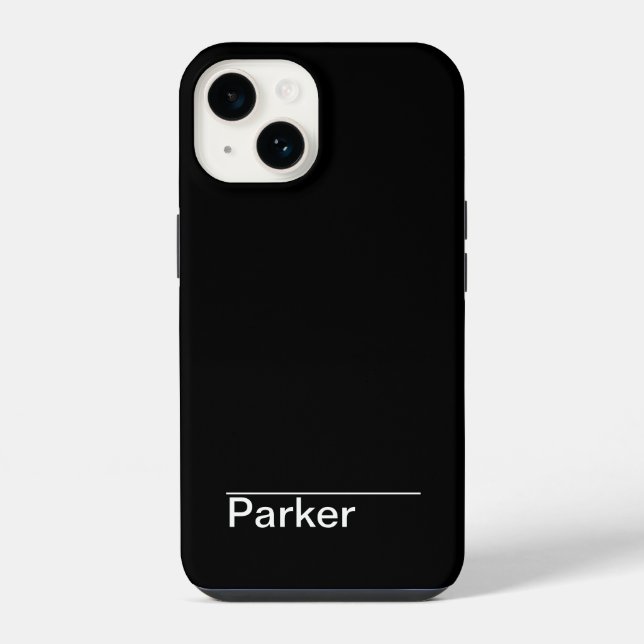Clássico Preto e Branco Minimalista (Verso)